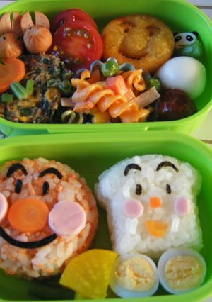 キャラ弁♪アンパンマン＆ショクパンマン-レシピのメイン写真