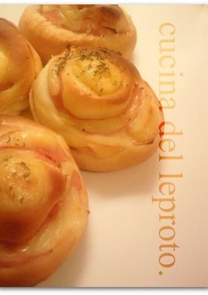 パン屋さんみたいなハムチーズパン-レシピのメイン写真