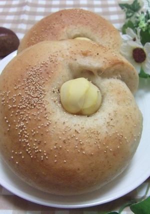 栗のベーグル-レシピのメイン写真