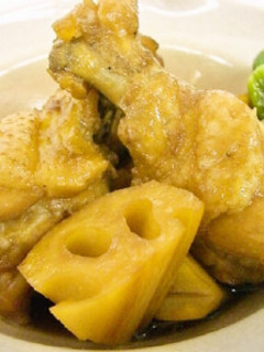 鶏肉とれんこんのさっぱり煮-レシピのメイン写真