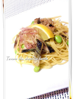 レモンでさっぱり!サンマの和風パスタ-レシピのメイン写真