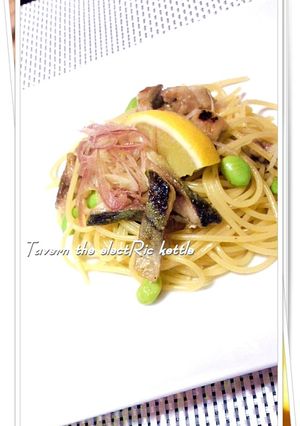 レモンでさっぱり！サンマの和風パスタ-レシピのメイン写真