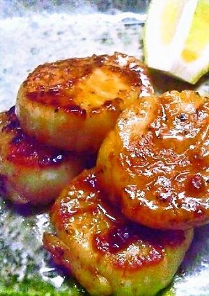 香ばしい旨味！グリル風ホタテのバター焼き-レシピのメイン写真