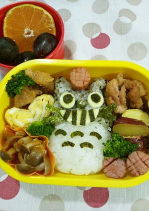 大好きなトトロ弁当！保育園あきの遠足♪-レシピのメイン写真