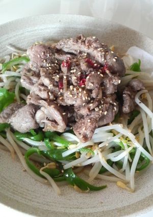 いつでも手軽に ラム肉炒め-レシピのメイン写真
