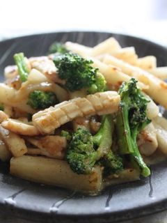 サクサク美味しい!長芋とイカの味噌炒め-レシピのメイン写真
