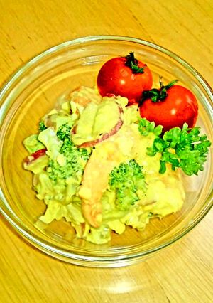 海老と野菜のたまごサラダ-レシピのメイン写真