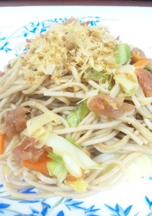 ヘルシーレモン塩焼き蕎麦-レシピのメイン写真