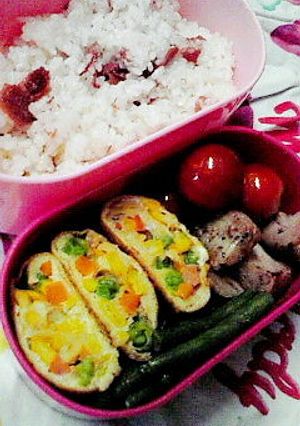簡単バージョン◇カラフルな卵焼き-レシピのメイン写真