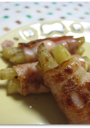 チーズ入り♫じゃが芋ベーコン巻き-レシピのメイン写真