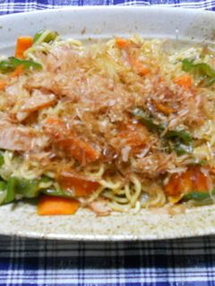 サッポロ一番ちゃんぽんで塩焼きそば♪-レシピのメイン写真