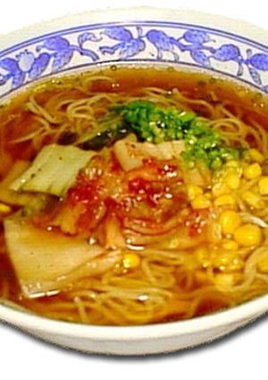 キムチと野菜たっぷりラーメン-レシピのメイン写真