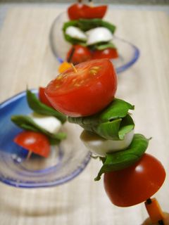 ピンチョスカプレーゼ☆はちみつレモン-レシピのメイン写真