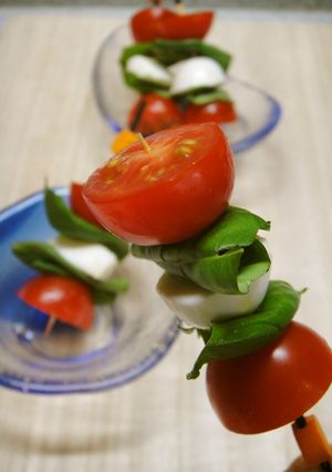 ピンチョスカプレーゼ☆はちみつレモン-レシピのメイン写真