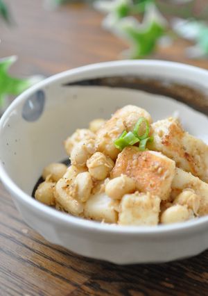 簡単♪はんぺん&大豆の胡麻旨☆和え-レシピのメイン写真