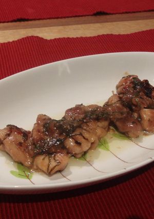 鶏肉の梅しそバター-レシピのメイン写真
