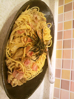 お店の味!!大好き舞茸♪和風醤油パスタ☆-レシピのメイン写真