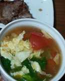 とろーり☆白菜とトマトとたまごのスープ☆