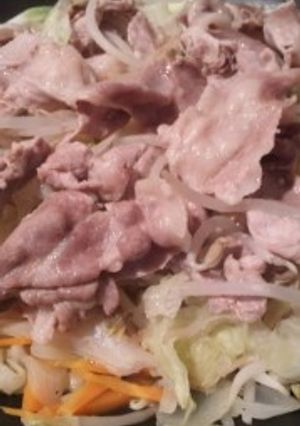 簡単♪野菜たっぷり蒸しポン酢-レシピのメイン写真