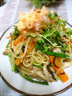きのこと野菜とツナの 和風パスタ-レシピのメイン写真