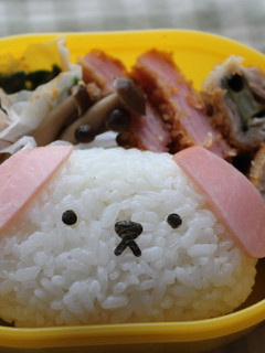 *キャラ弁*簡単かわいいワンちゃん-レシピのメイン写真