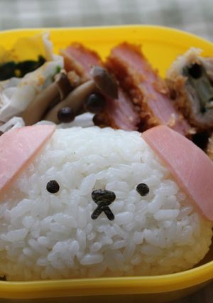 ＊キャラ弁＊簡単かわいいワンちゃん-レシピのメイン写真