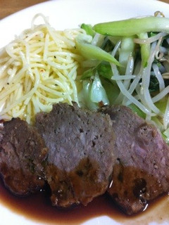 ソースで味つけ!簡単!ミートローフ-レシピのメイン写真
