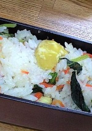 栗入りの菜めし-レシピのメイン写真