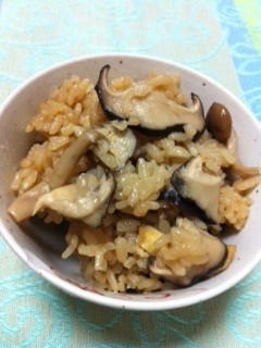 秋と言えば!きのこご飯♪-レシピのメイン写真