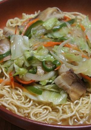 サッポロ１番で作る♪焼きちゃんぽん-レシピのメイン写真