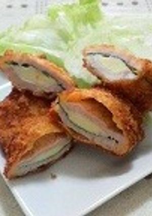 お弁当にチーズと大葉の一口かつ-レシピのメイン写真