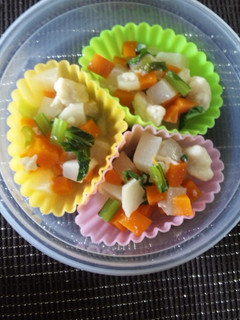 かぶと鶏だんごのスープ☆離乳食後期-レシピのメイン写真