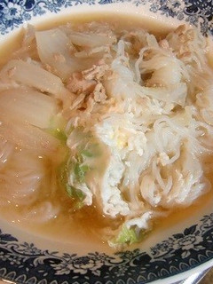 白菜の芯とツナ缶で味噌貝焼き風-レシピのメイン写真
