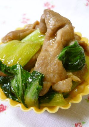 お弁当に♪青梗菜のオイスターソース炒め-レシピのメイン写真
