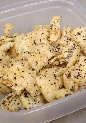 糖質制限　電子レンジで♪油揚げチップス-レシピのメイン写真