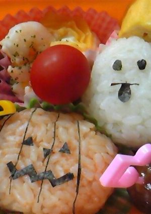 ハロウィン（キャラ弁）-レシピのメイン写真