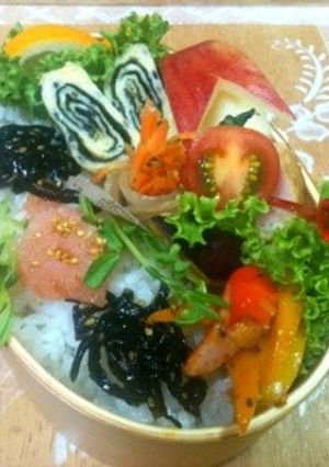 お弁当にクイック♪にんじんの豚肉巻き-レシピのメイン写真
