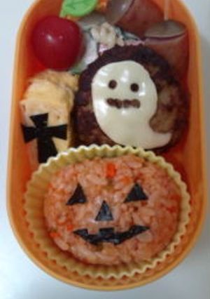 ハロウィン　キャラ弁-レシピのメイン写真