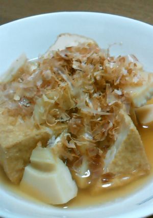 厚揚げとたけのこの煮物おかかのせ-レシピのメイン写真
