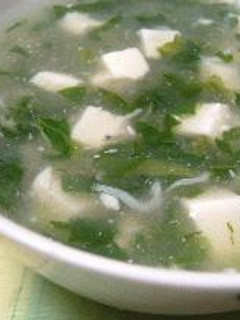 ほうれん草と豆腐のとろとろスープ-レシピのメイン写真
