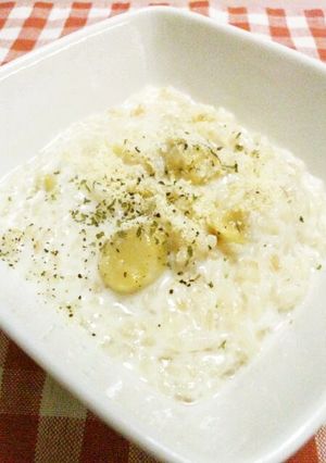 簡単☆栗ご飯 de ミルクリゾット☆　-レシピのメイン写真