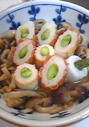 簡単おかず～秋味アスパラちくわ～-レシピのメイン写真