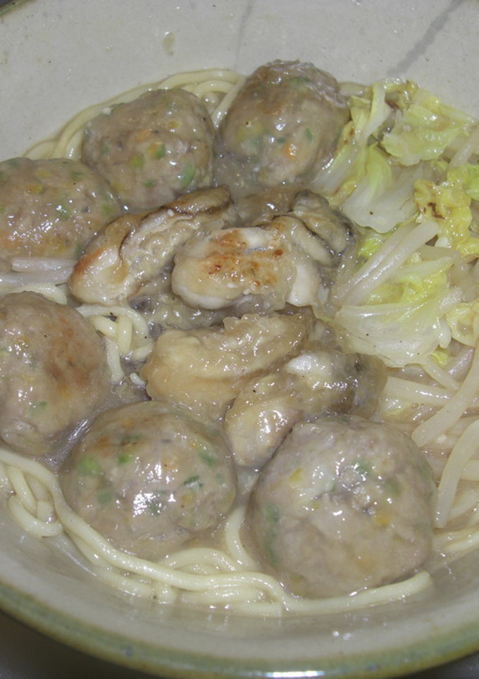 かきといわしの炒め煮ちゃんぽん-レシピのメイン写真