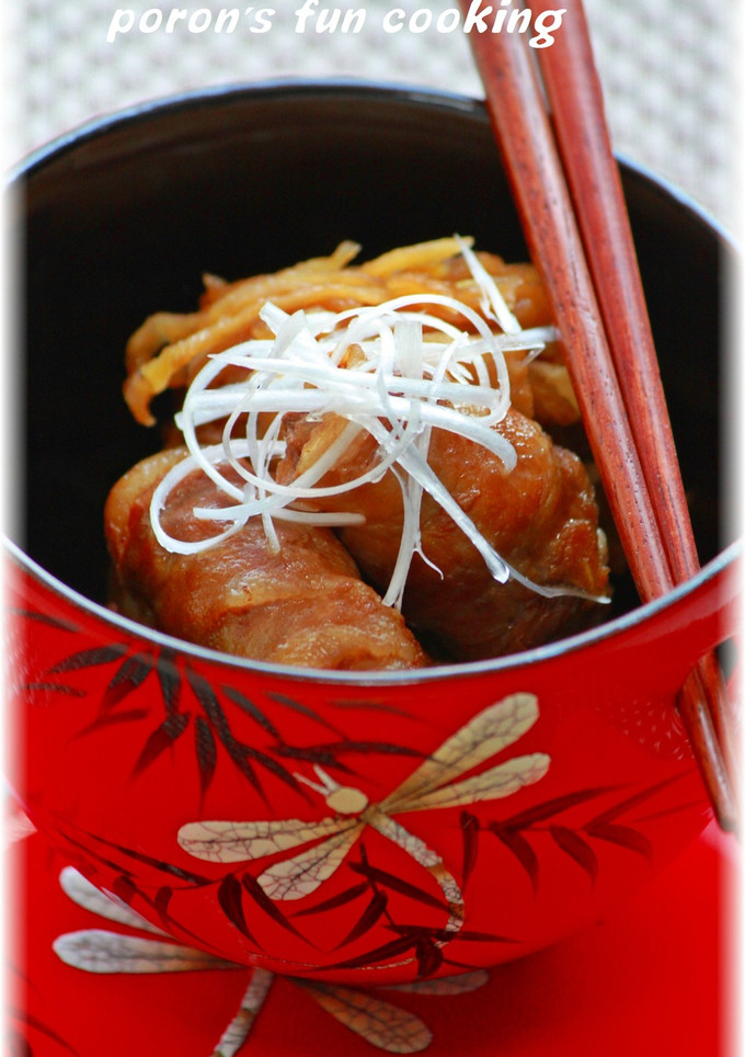 ✿豚薄切り肉で角煮風✿-レシピのメイン写真