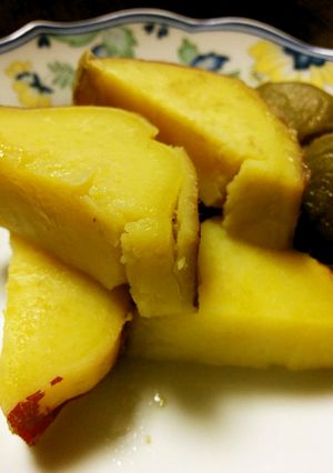 サツマイモの梅風味甘煮-レシピのメイン写真