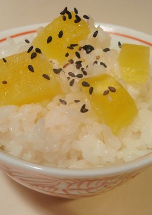 ほっこり。さつまいもごはん。-レシピのメイン写真