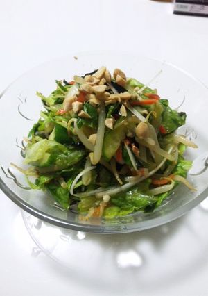残り野菜で☆甘辛韓国風ｻﾗﾀﾞ-レシピのメイン写真