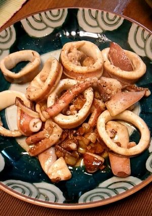いかとにんにくマヨネーズ炒め-レシピのメイン写真