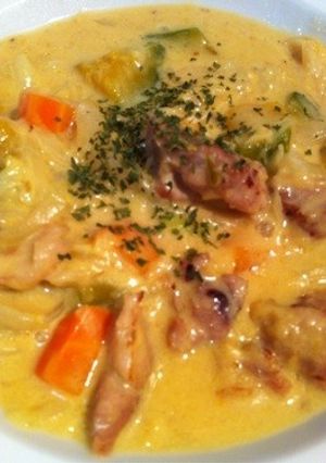 残り野菜でコーンクリームシチュー☆-レシピのメイン写真