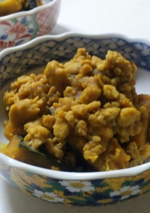 カボチャのそぼろ煮-レシピのメイン写真